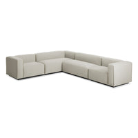 Cleon Large Sectional Sofa in Maharam Mode in Clavicle - Angle 4