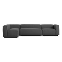 Cleon Medium+ Sectional Sofa in Maharam Meld in Panda - Angle 1