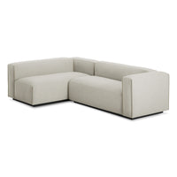 Cleon Small Sectional Sofa in Maharam Mode in Clavicle - Angle 3