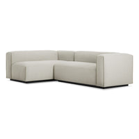 Cleon Small Sectional Sofa in Maharam Mode in Clavicle - Angle 2