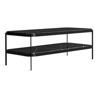 Comehither Coffee Table in Black Marble - Angle 3