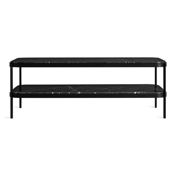 Comehither Coffee Table in Black Marble - Angle 1