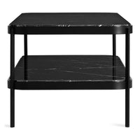 Comehither Coffee Table in Black Marble - Angle 4