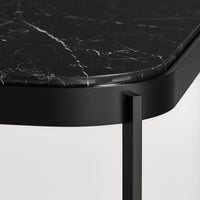 Comehither Console Table en Black Marble - ángulo 6