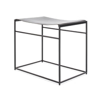 Common Leather Stool in Black / Night Leather - Angle 2