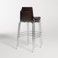 Stool Stool in Graphite on Oak - Angle 8