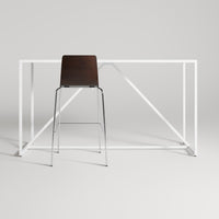 Stool Stool in Graphite on Oak - Angle 7