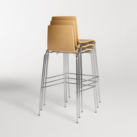 Stool Stool in Technical White Oak - Angle 8