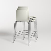 Stool Stool in White - Angle 6