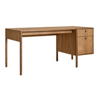 Cursive Desk in Walnut - Angle 4