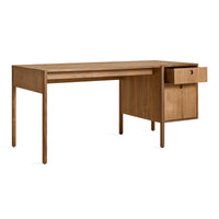 Cursive Desk in Walnut - Angle 5