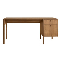 Cursive Desk in Walnut - Angle 1