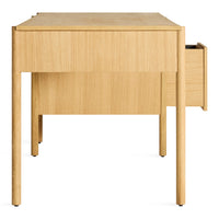 Cursive Desk in White Oak - Angle 6