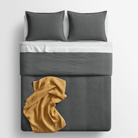 Cascade Duvet Set in Charcoal - Angle 10