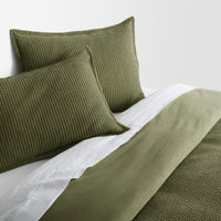 Cascade Duvet Set in Loden Green - Angle 6