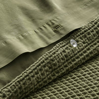 Cascade Duvet Set in Loden Green - Angle 9