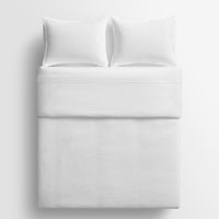 Cascade Duvet Set in White - Angle 10