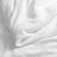 Cascade Duvet Set in White - Angle 8