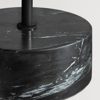 Chit Chat Side Table in Black Marble - Angle 6