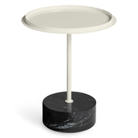 Chit Chat Side Table in Black Marble - Angle 3