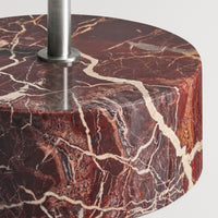 Chit Chat Side Table in Cherry Marble - Angle 6
