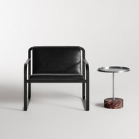 Chit Chat Side Table in Cherry Marble - Angle 7