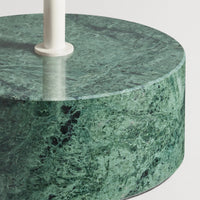 Chit Chat Side Table in Green Marble - Angle 6