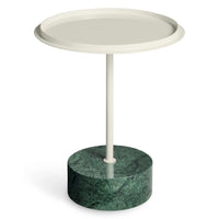 Chit Chat Side Table in Green Marble - Angle 3