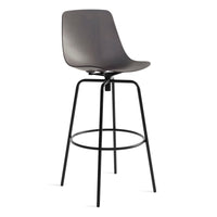Clean Cut Swivel Stool in Oblivion - Angle 2