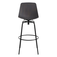 Clean Cut Swivel Stool in Oblivion - Angle 1