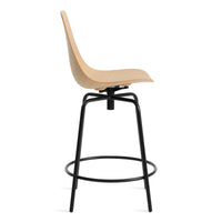Clean Cut Swivel Stool in Counter Stool - Angle 5
