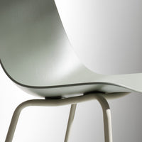 Clean Cut Chair in Grey Green - Angle 6
