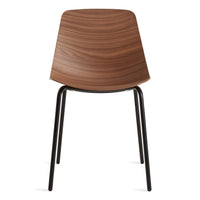 Clean Cut Chair in Walnut - Angle 6