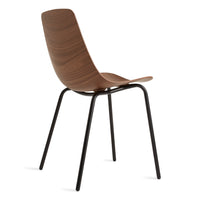 Clean Cut Chair in Walnut - Angle 8