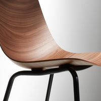 Clean Cut Chair in Walnut - Angle 10