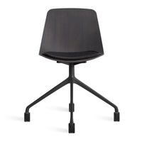 Clean Cut Task Chair in Oblivion - Angle 9