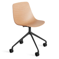 Clean Cut Task Chair in White Oak - Angle 5
