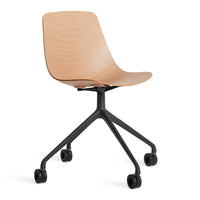 Clean Cut Task Chair in White Oak - Angle 1