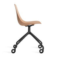 Clean Cut Task Chair in White Oak - Angle 6
