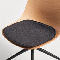 Clean Cut Task Chair in White Oak - Angle 11