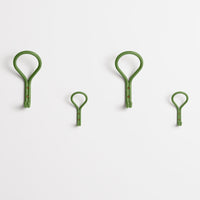 Clove Large Wall Hook in Grasshopper - Angle 4