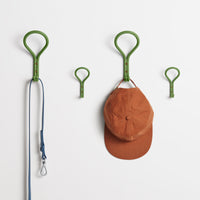 Clove Large Wall Hook in Grasshopper - Angle 5