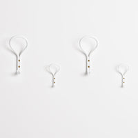 Clove Small Wall Hook in White - Angle 4