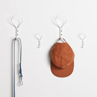Clove Small Wall Hook in White - Angle 5