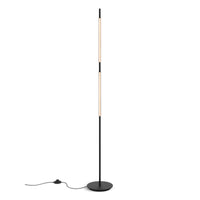 Cowl Floor Lamp in Black - Angle 3