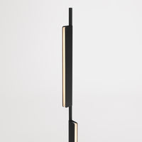 Cowl Floor Lamp in Black - Angle 9