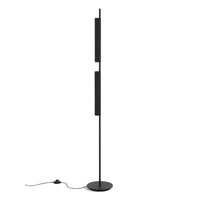 Cowl Floor Lamp in Black - Angle 1