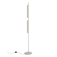 Cowl Floor Lamp in Putty - Angle 1