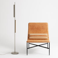 Cowl Floor Lamp in Putty - Angle 11