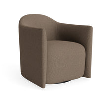 About Face Swivel Lounge Chair in Kvadrat Autumn Cardamom - Angle 4
